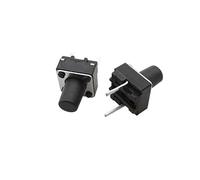 20/50/100Pcs Micro Tactile Switch Momentary Tact DIP 2Pin 6 x 6mm Touch Push Button High 5mm 7mm 8mm 9mm(6x6x8mm,50Pcs)