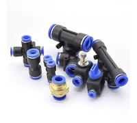 20/50/100Pcs PU PV PE PY PM PZA Pneumatic Fittings 4mm 6mm 8mm 10mm 12mm Plastic Air Hose Quick Couplings Pipe Connectors(PE(50PCS),4mm)