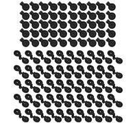 20/50/100PCS Round Sunshade Clips Shade Cloth Shade Netting Black Tent Accessory Shade Cloth Clips Round Black Clips for Sun Shade Net