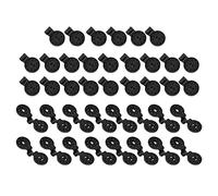 20/50/100PCS Sunshade Clips Round Shade Cloth Clips for Anti-Bird Netting Garden Netting Landscape Cloth Shade Round Black for Sun Net