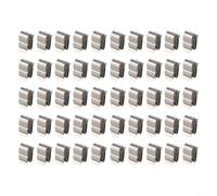 20/50 X Solar Cable Clip, Stainless Steel Solar Panel Wire Clips For 2X6mm Solar Panel Wire Clips, PV Cable Clamp Trailer Frame Wiring Clips (50Pcs)
