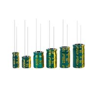 20-500pcs 22uf 33uf 47uf 100uf 220uf 330uf 470uf 680uf 1000uf 2200uf 3300uf 4700uf 20% 4v 6.3v 10v 16v 25v 35v 50v 63v 250v 400
