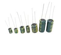 20-500pcs 6.3v 10v 16v 25v 35v 50v 63v 250uf 400v 2.2uf 4.7uf 6.8uf 33uf 47uf 100ufhigh frequency aluminum electrolytic capacito BIANMTSW(50v47ufX500Pieces)