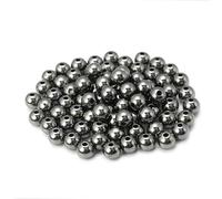 20-500pcs/Lot Round CCB Beads for Jewelry Making Accessories Loose Spacer Beads CCB Ball Bead DIY Bracelet Necklace -Gun Black-8mm 100pcs