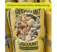 20-50mm Flamingo Pebbles, 850Kg Bulk Bag Free Delivery