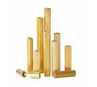 20/50pcs Brass Round Standoff Spacer M2 Stud Board Threaded Pillar Hollow PCB Motherboard Double Through(50pcs,27MM_M2)