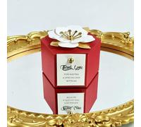 20/50pcs Creative Flower Hexagonal Gift Box With Gold White Card Candy Chocolate Packaging Gift Box Wedding Party Decoration