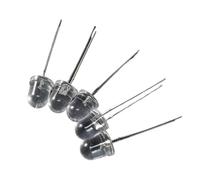20/50pcs F8 8MM LED Red Green Blue Yellow White Light Emitting Diode DIY Assorted Kit(White-20pcs)
