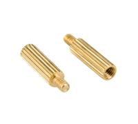 20-50pcs M2 Brass Knurled Round Female-Male Mechanical Standoffs