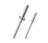 20/50Pcs MultiGrip Blind Rivet Full Stainless Steel Increased Take up Strength Which Provide Wide Grip Range High lingli(20Pcs,6.4x20mm)