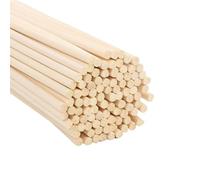 20/50pcs Natural DIY Wood Stickes Handmade Extra Thick Rattan Aromatherapy Diffuser Sticks Woodworking Rattan Stick for Crafts(3mmX150mm -50pcs)