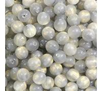 20-50pcs Resin Quicksand Gold Starry Sky Imitation cat Eye Beads, Round Beads, DIY Handmade Bracelet Necklace Accessories- 20pcs-8mm