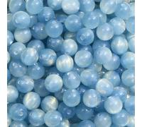 20-50pcs Resin Quicksand Gold Starry Sky Imitation cat Eye Beads, Round Beads, DIY Handmade Bracelet Necklace Accessories-style1 20pcs-8mm