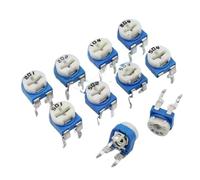 20-50PCS RM065 100 200 500 1K 2K 5K 10K 20K 30K 47K 50K 100K 200K 500K 1M 2M Ohm Trimpot Trimmer Potentiometer Variable Resistor(20PCS,RM065-501(500R))