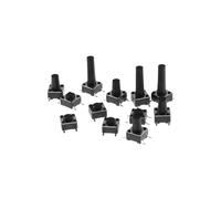 20/50PCS SMD Switch 6 * 6 * 4.3mm 5/6/7/8/9/10/11/12/13/14/17 6X6 4Pin Tactile Tact Push Button Micro Switch Self-reset Switches(6x6x6mm,20PCS)