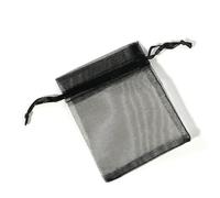 20/50pcs Solid Color Yarn Organza Gift Bags High Density Bag Mesh Wedding Candy Packaging Bag Storage Tulle Fabric Pouches