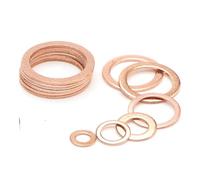 20/50pcs Solid Copper Washer Shim Flat Ring Gasket Rings Seal Plain Spacer Washers Fastener M5 M6 M8 M10 M12 M14 M16 M18 M20 M22 (Size : 8X12X1, Color : 20PCS)