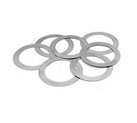 20/50pcs Stainless Steel Flat Washers M5-M15-1.0mm Ultra Thin Gasket for High Precision Adjustments(6x10x1mm 50pcs)