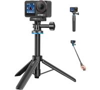 20"/51cm Mini Selfie Stick Tripod for DJI Osmo Action 5 Pro/4/3, Pocket 4/3, All GoPro, AKASO EK7000 & Other Action Cameras, 2-in-1 Desk Tripod Stand w Magnetic Quick-Release Adapter Mount