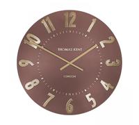 20" 51cm Mulberry Wall Clock Auburn Terracotta - Thomas Kent