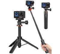 20"/51cm Selfie Stick Tripod for DJI Osmo Action 5 Pro/4/3, Osmo 360, 2-in-1 Desk Tripod Stand w Magnetic Quick-Release Adapter, Extendable Handle/Monopod/Extension Rod/Travel Vlogging Accessories