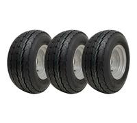 20.5x8.0-10 Trailer Wheels 100mm PCD Wanda P815 Road Legal 412kg Load (Set of 3)