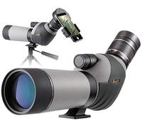 20-60x80 Zoom ng Scope HD 24mm BAK4 Angled Big Eyepiece Dual Focus Telescope Adapter Waterproof Scope for Bird Watching