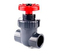 20~63mm High U PVC Plastic Gate Valve Industrial Socket Type Plumbing Sluice Switch Ball Aquarium Accessories(Inner 32mm,White Color)