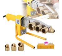 20-63mm Plastic Pipe Welding Machine, PPR Water Pipe Hot Melt Machine, Digital Display + 0-320℃ Adjustable, Rapid Welding, Anti-Scalding Line, for PPR PE PP,32mm