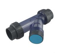 20~63mm Y Type UPVC Filter for Aquariums, Effective Filtration with Easy Monitoring Design (inner dia 63mm)