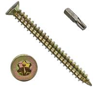 20, 7.5 Ø x 60mm Concrete Frame Fixing Screw - Window/Door/Screws with Free TORX 30 BIT with Every Order - Free UK DELIVERY