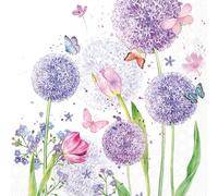 20 Ambiente Paper Napkins - Flower Beauty - Table Decoration with Motif Also for Party or Decoupage 33 x 33cm