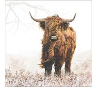 20 Ambiente Paper Napkins "Highlander" Table Decoration with Motif Also for Party or Decoupage 33 x 33 cm