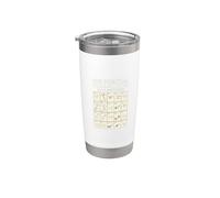 20 Amino Acids Essential Collection, Biochem Art Stainless Steel Insulated Tumbler