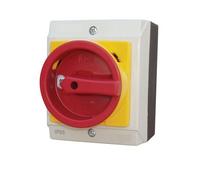 20 Amp 4 Pole Rotary Isolator Switch Surface Mounted IP65 Lockable