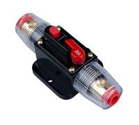 20 AMP Circuit Breaker 20A Inline Fuse Holder Inverter Block DC 12V-24V Volt Manual Reset for Car Automotive Marine Boat Audio Solar System Protection