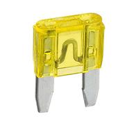 20 Amp Yellow Mini Blade Fuses For Car Van Truck ATM Auto Motorbike - Pack of 10