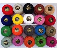 20 Anchor Pearl Cotton Balls. Size 8 (85 Meters Each) Great Value New Pack Embroidery