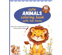 20 Animals Coloring Book & Fun Facts for Kids: Discover a Colorful World of Cute Wild Animals