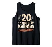 20 Anni Di Matrimonio E Nessun Omicidio 20 Anni Matrimonio Tank Top