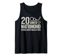 20 Anni Di Matrimonio Regalo per lui matrimonio anniversario Tank Top
