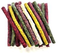 20 Assorted Munchy Rolls 5 inch x 9/10mm High Protein Dog Chews Treats SHC