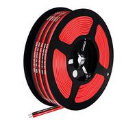 20 AWG PVC Electrical Wire 33FT, 2 wire Red Black Cable Hookup Electrical Wire LED Strips Extension Wire 12V/24V DC Cable Stranded Wires for LED Strip Light