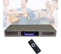 20-Band Audio Equalizer, Digital Graphic Effects Tuning Equalizer, LED Spectrum Display, with Bluetooth/USB/Remote Control/radio, Stereo Graphic Equalizer, for Recording Studio