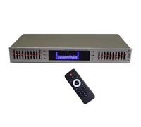 20 Band Hifi Audio Equalizer Digital Graphic Effects Tuning Equalizer With Remote Control Led Spectrum Display Built-in Bluetooth/usb For Recording Studio