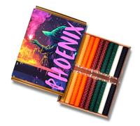 20 Beeswax Spell Candles Set - Hand-Rolled to Order with 6 Simple Spells & Color Correspondence Chart - Choose Custom Colors or Rainbow Mixed Set (Mabon)
