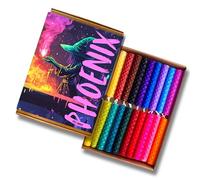 20 Beeswax Spell Candles Set - Hand-Rolled to Order with 6 Simple Spells & Color Correspondence Chart - Choose Custom Colors or Rainbow Mixed Set (Custom Pick Your Colours)