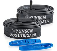 '20'' Bike Tube 20x1.75 20x1.95 20x2.125 Premium Butyl 20 Inner Tube Compatible with 20 x 1.75/2.125 Bike Bicycle Tire Tube Schrader Valve'