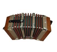 20 Buttons Concertina Instrument, High-end And Elegant Ergonomic Design, Adjustable Hand Strap And Bag, Accordion For Daily Practice Stage Performance
