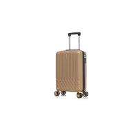 20" Cabin Suitcase Lightweight 4 Wheel Spinner ABS Hard Shell Luggage for EasyJet Ryanair 55x35x20cm (35 Litre)
